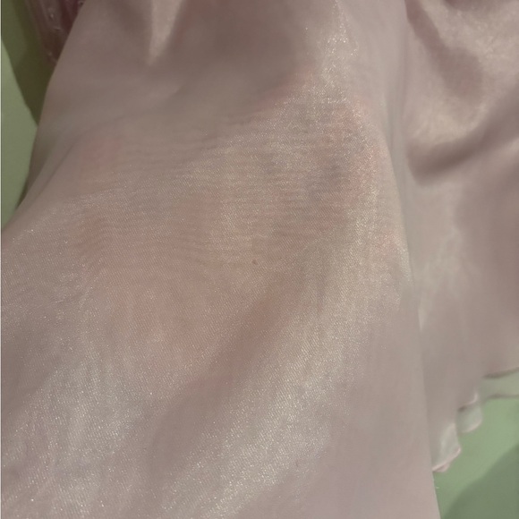 Oh Polly NWT CLAUDETTE Long Sleeve Tulle Skirt Mini Dress in Dusty Pink Size 4 - Picture 11 of 11